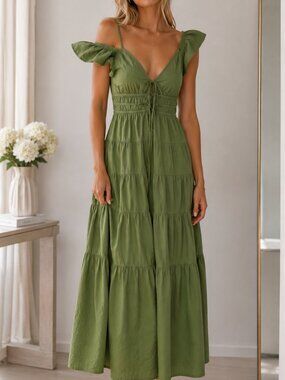 Gorgeous House of Harlow 1960 Cotton Dress Like New